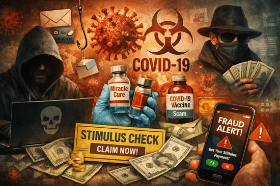 Scammers Exploiting COVID-19 Fears, Stimulus Checks, Fake Cures