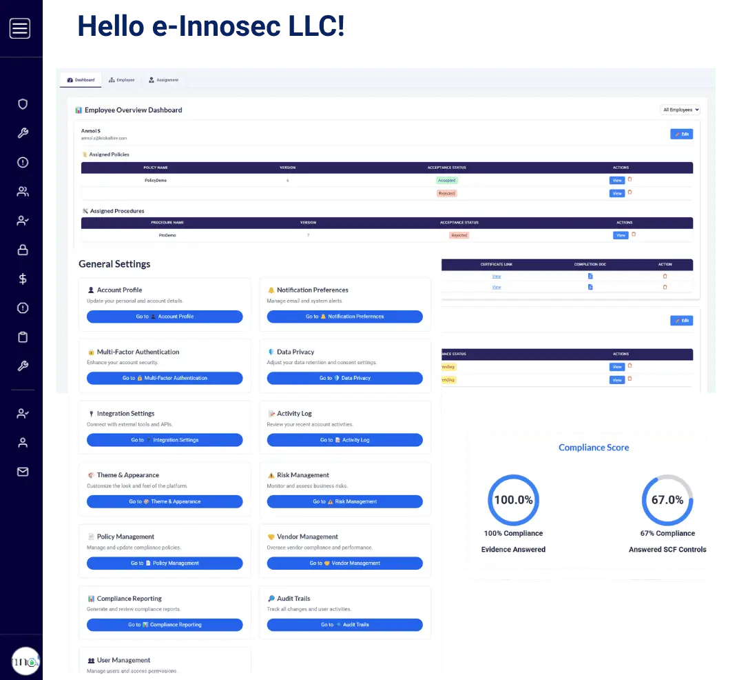 GRC platform overview